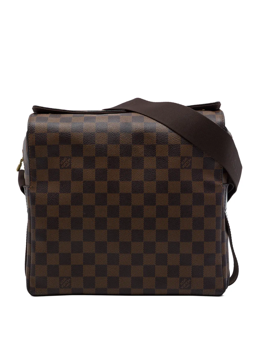 Louis Vuitton Pre-Owned 2011 Damier Ebene Naviglio crossbody bag - Brown