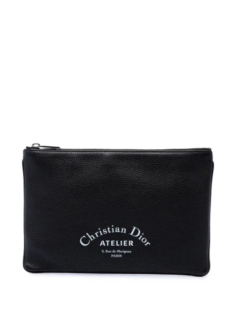 Christian Dior Pre-Owned 2018 Grained Calfskin Atelier clutch bag