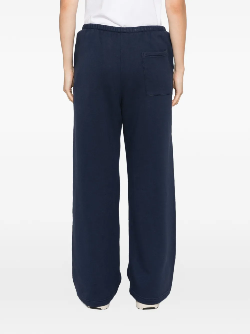 Sporty & Rich logo-embroidered track pants Blauw