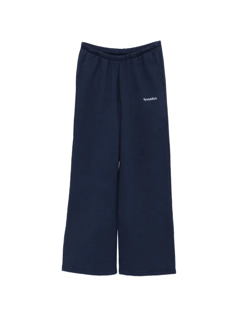 Sporty & Rich logo-embroidered track pants