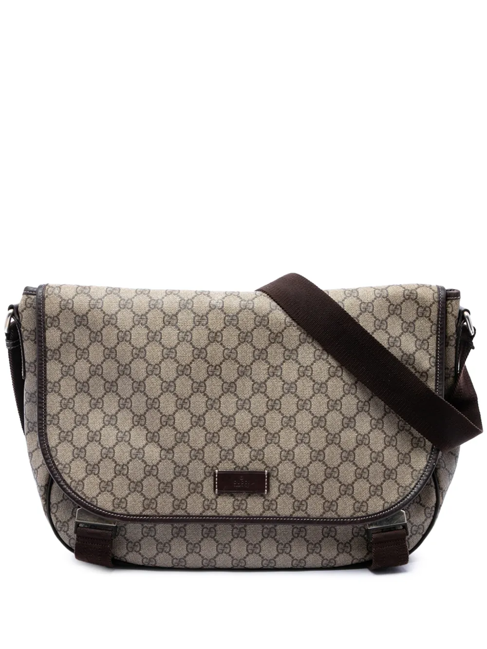 Gucci Pre-Owned sacoche à bandoulière GG Supreme (2016-2026) - Tons neutres