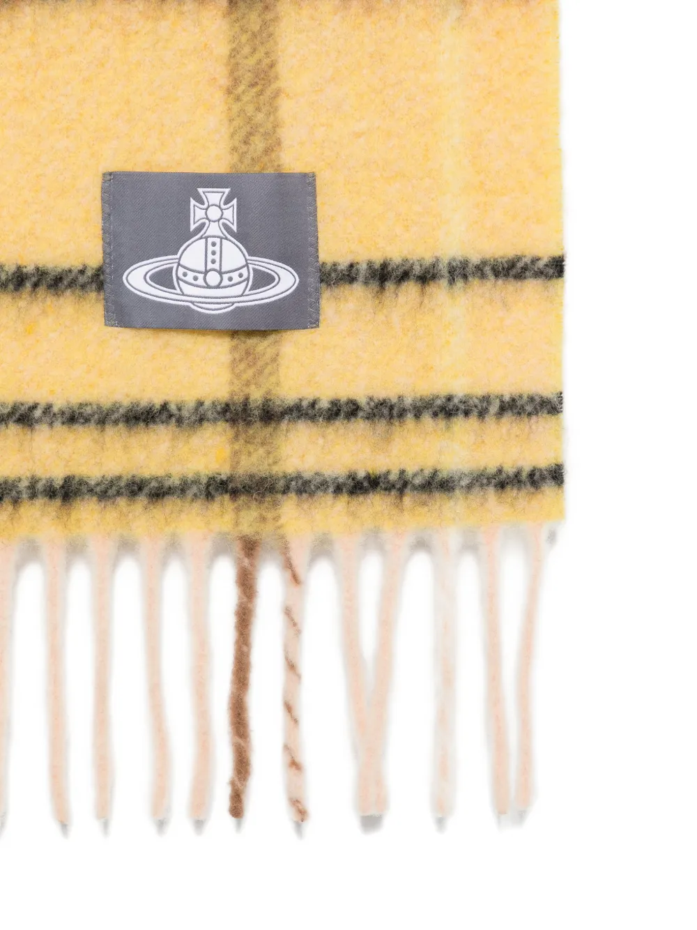 Vivienne Westwood Geruite sjaal Geel