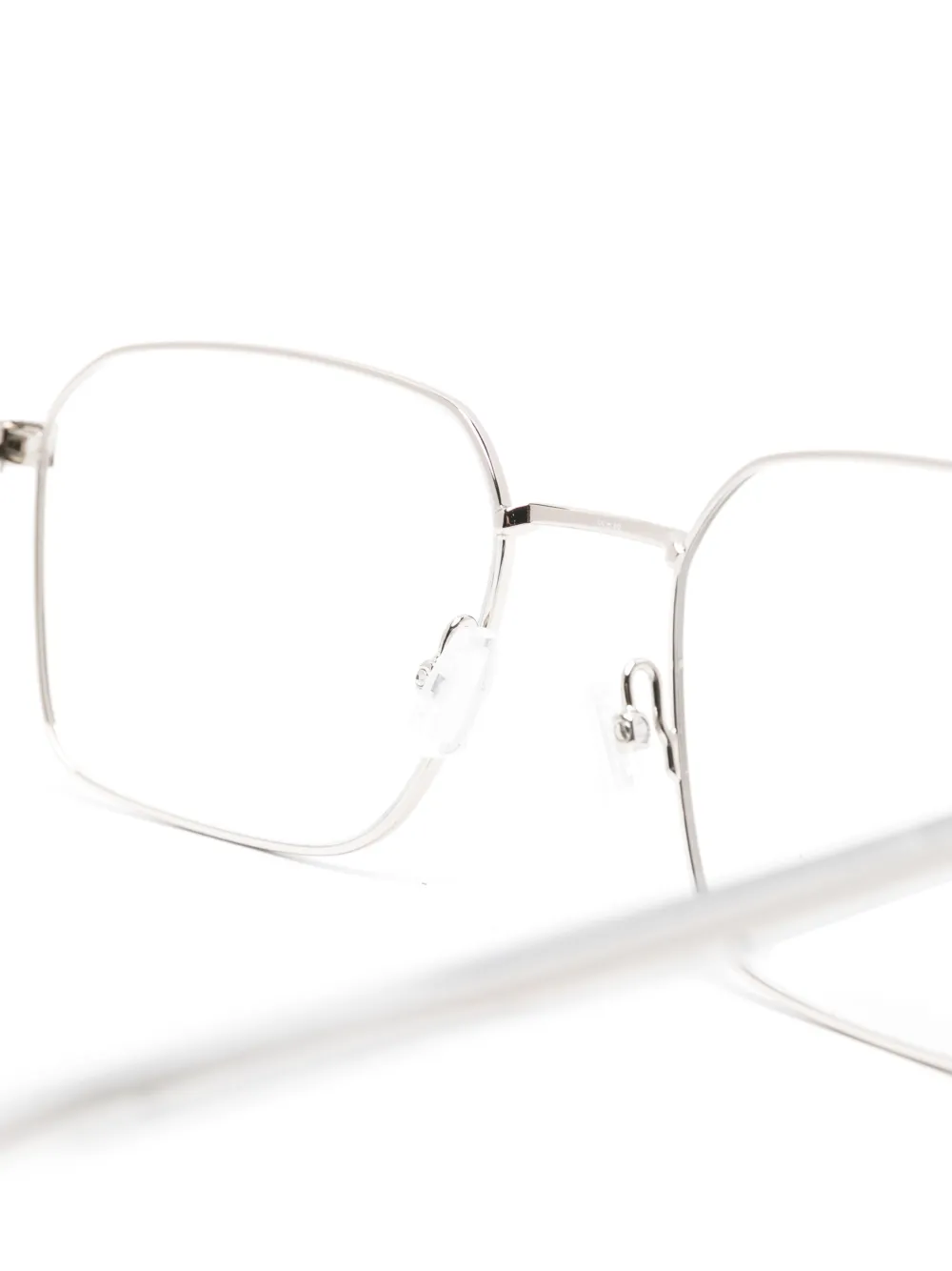BOSS Bril met geometrisch montuur Zilver