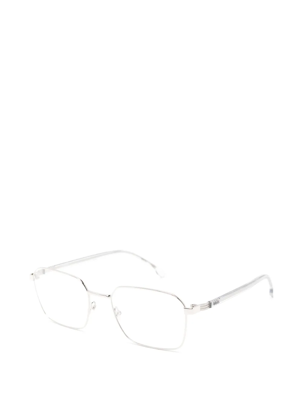 BOSS Bril met geometrisch montuur Zilver