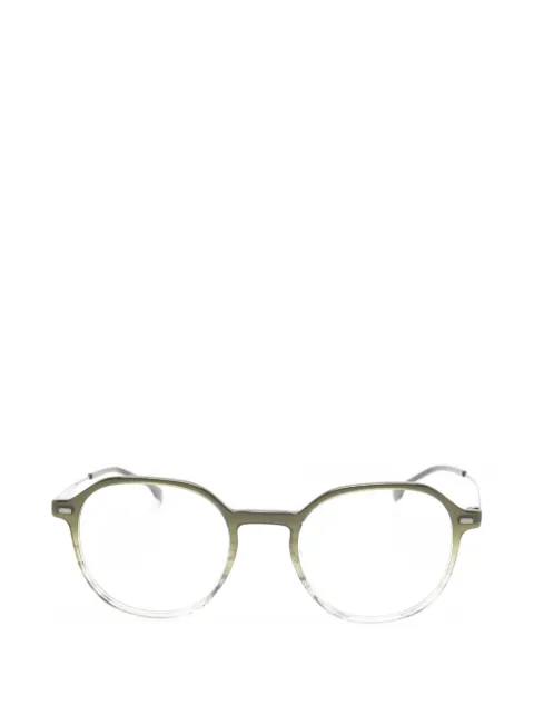 BOSS geometric-frame glasses