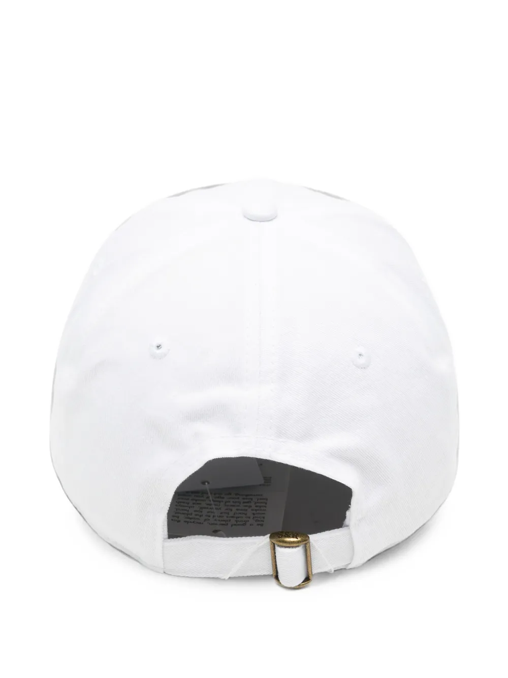 Sporty & Rich Honkbalpet met geborduurd logo Wit