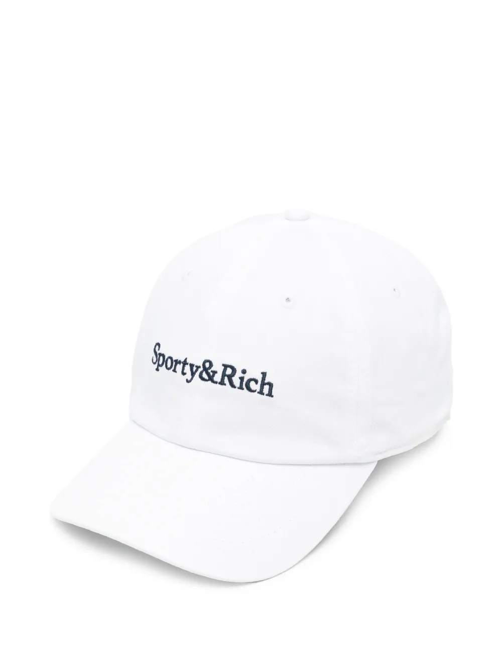 Sporty & Rich casquette à logo brodé - Blanc Sporty & Rich casquette à logo brodé - Blanc