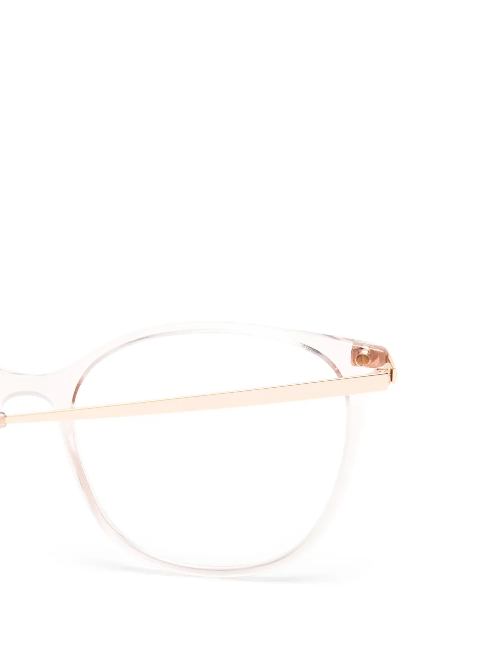 BOSS Bril met geometrisch montuur Roze