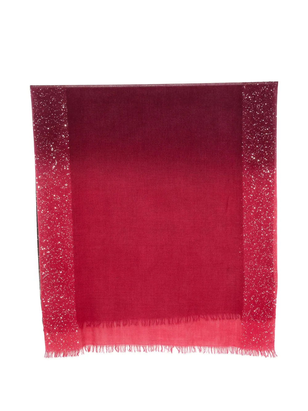 Faliero Sarti New Dania sequin-embellished scarf - Rosso