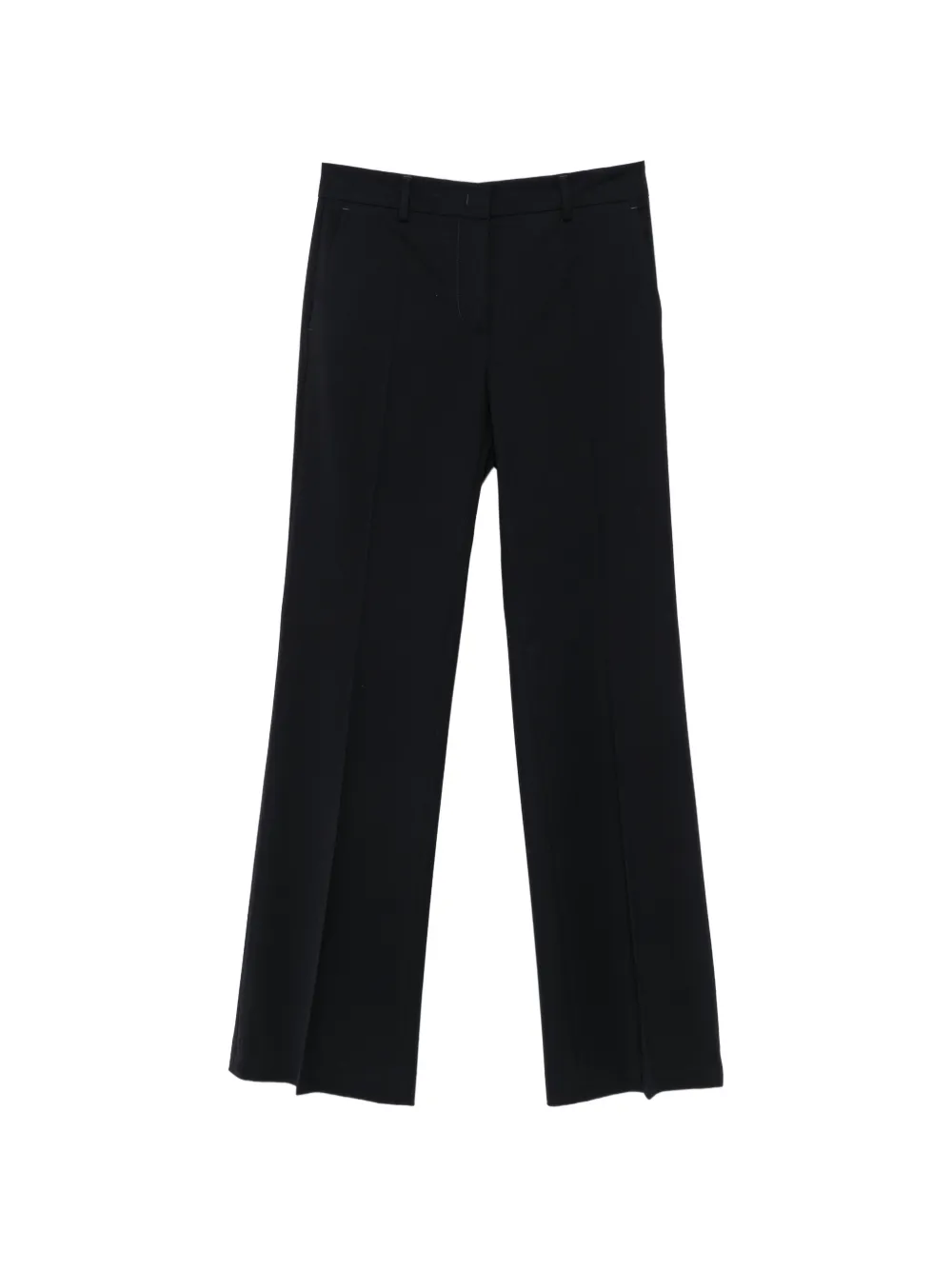 Alberto Biani straight-leg tailored trousers Blauw