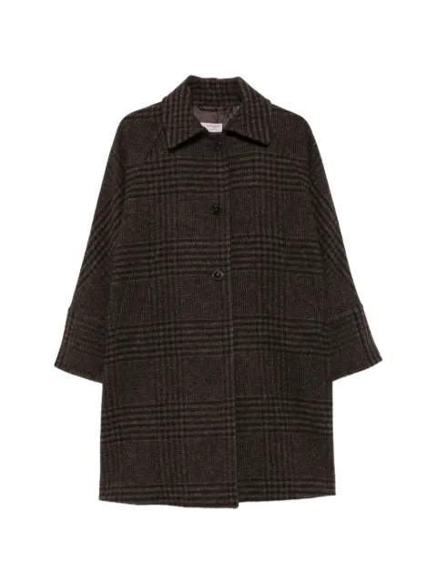 Alberto Biani manteau en laine à carreaux