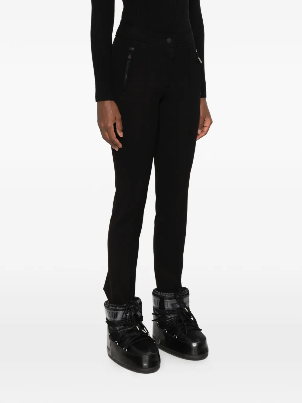 Moncler Grenoble logo-patch ski pants Zwart