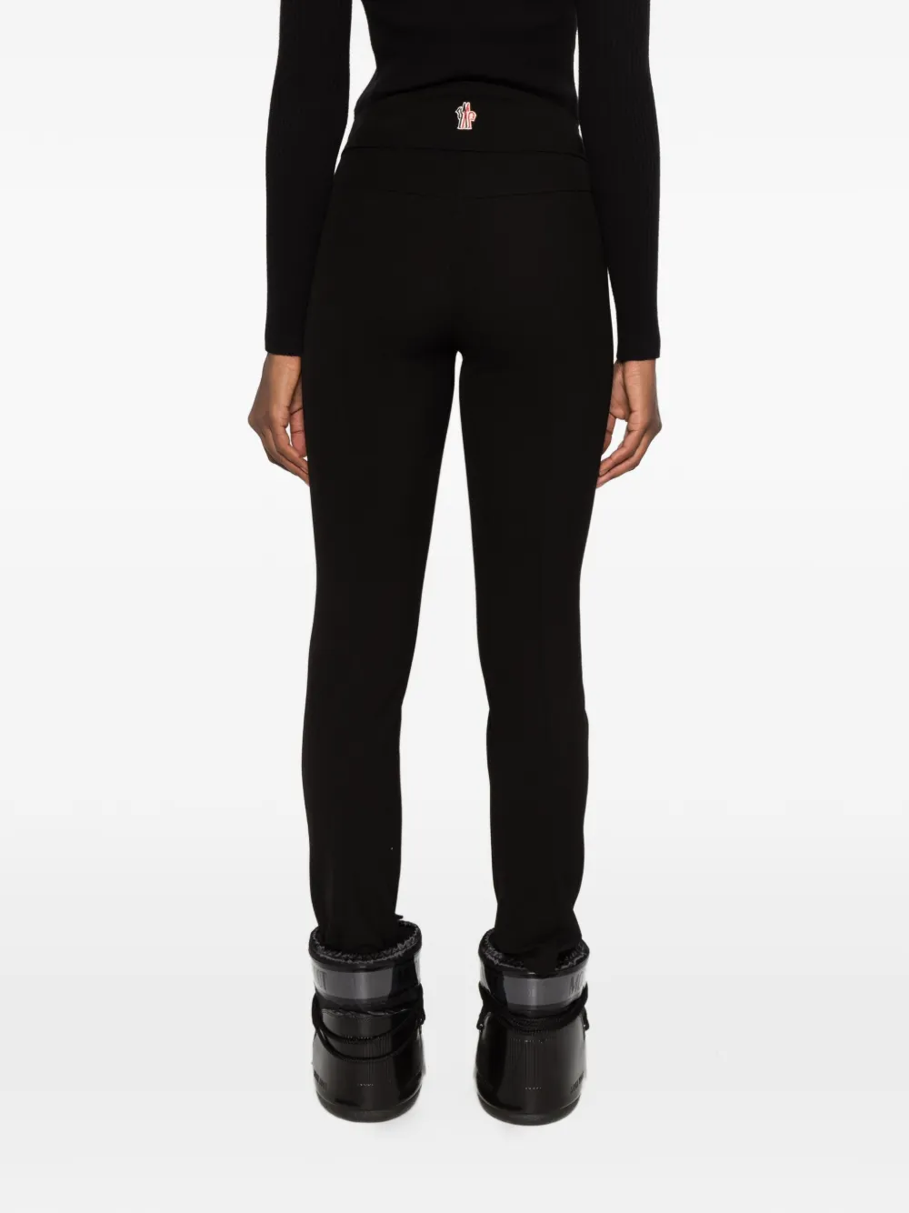Moncler Grenoble logo-patch ski pants Zwart