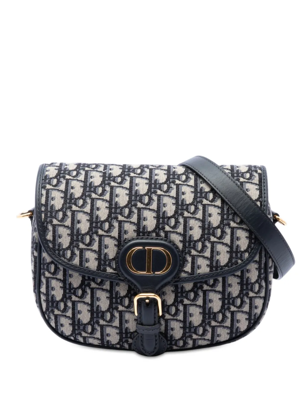 Christian Dior Pre-Owned 2021 mittelgroße Oblique Canvas Bobby Umhängetasche - Blau