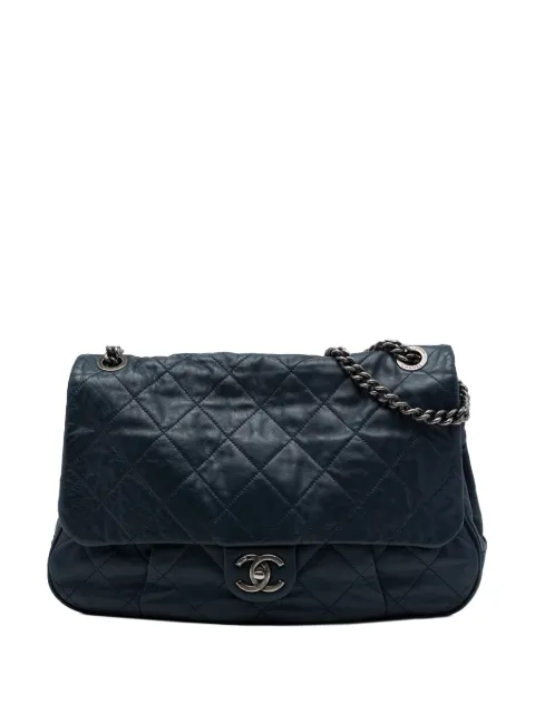 CHANEL Pre-Owned 2012 Quilted Calfskin Coco Pleats Flap shoulder bag