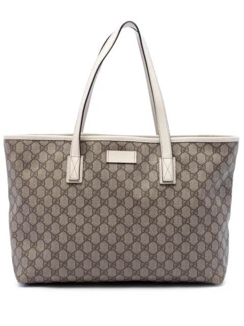 Gucci Pre-Owned tote mediana de lona GG Supreme 2016-2026