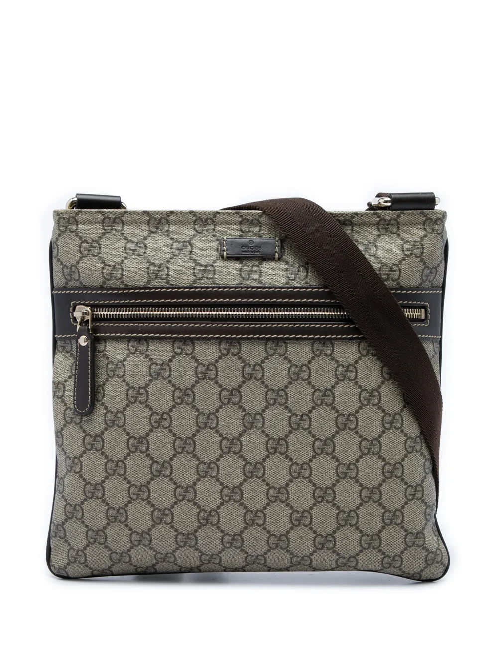 Gucci Pre-Owned 2016-2026 GG Supreme crossbody bag - Toni neutri