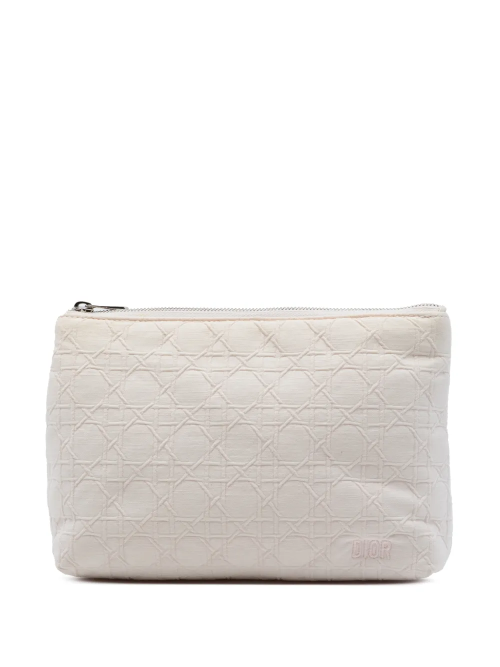 Christian Dior Pre-Owned 2022 Cannage Clutch aus Canvas - Rosa
