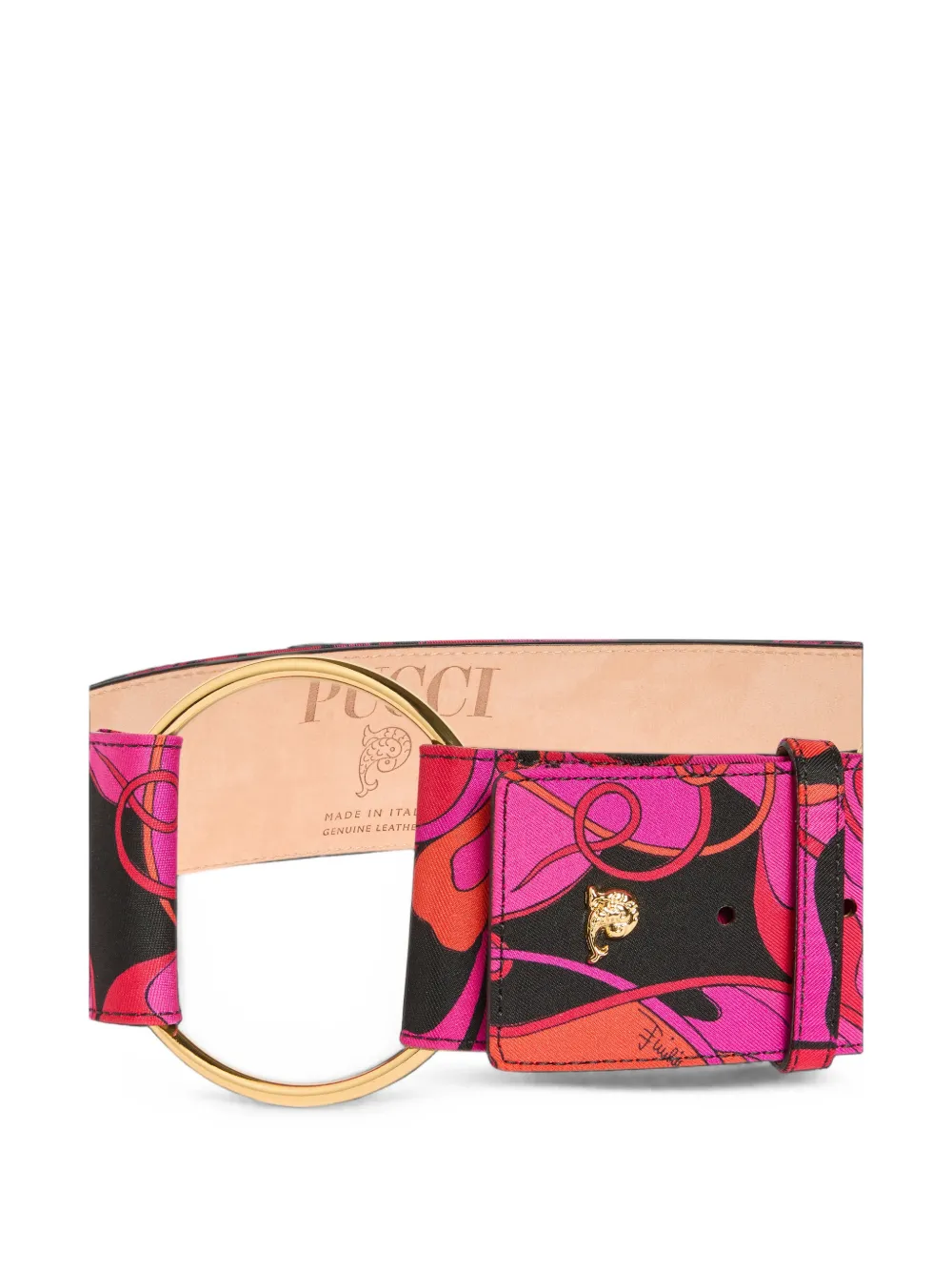 PUCCI Riem met Orchidee-print Roze
