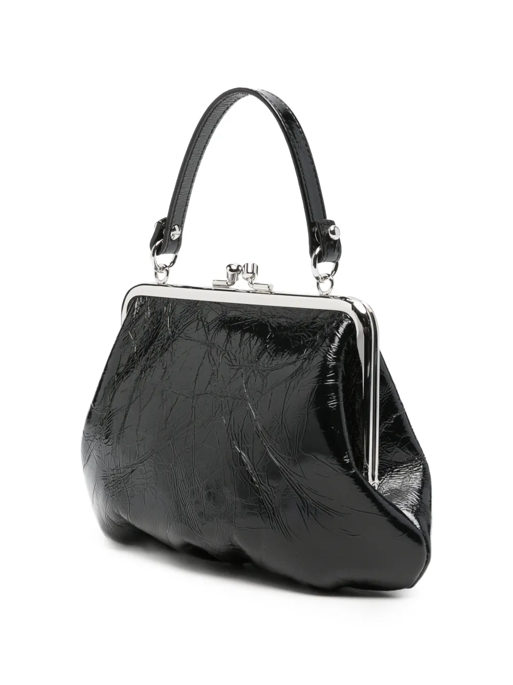 Vivienne Westwood Lakleren shopper met Orb-plakkaat Zwart