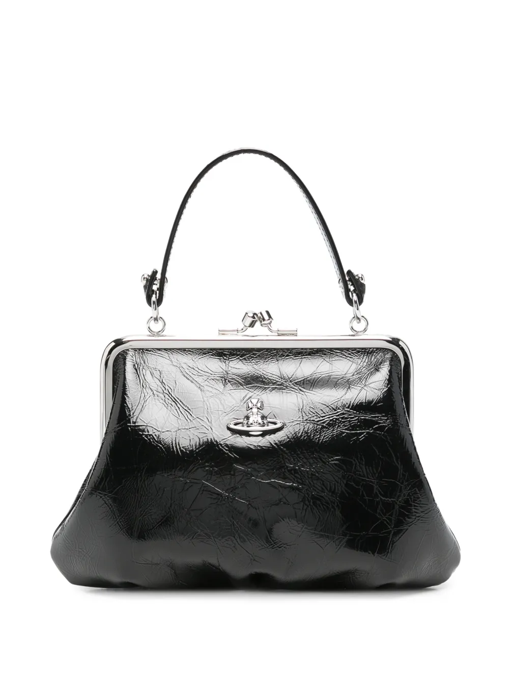 Vivienne Westwood Orb-plaque patent tote bag
