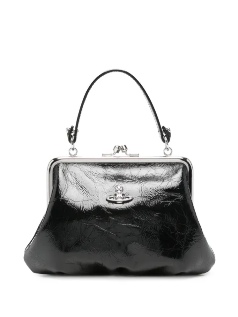 Vivienne Westwood tote de charol con placa Orb