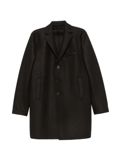 Harris Wharf London notched-lapel single-breasted coat