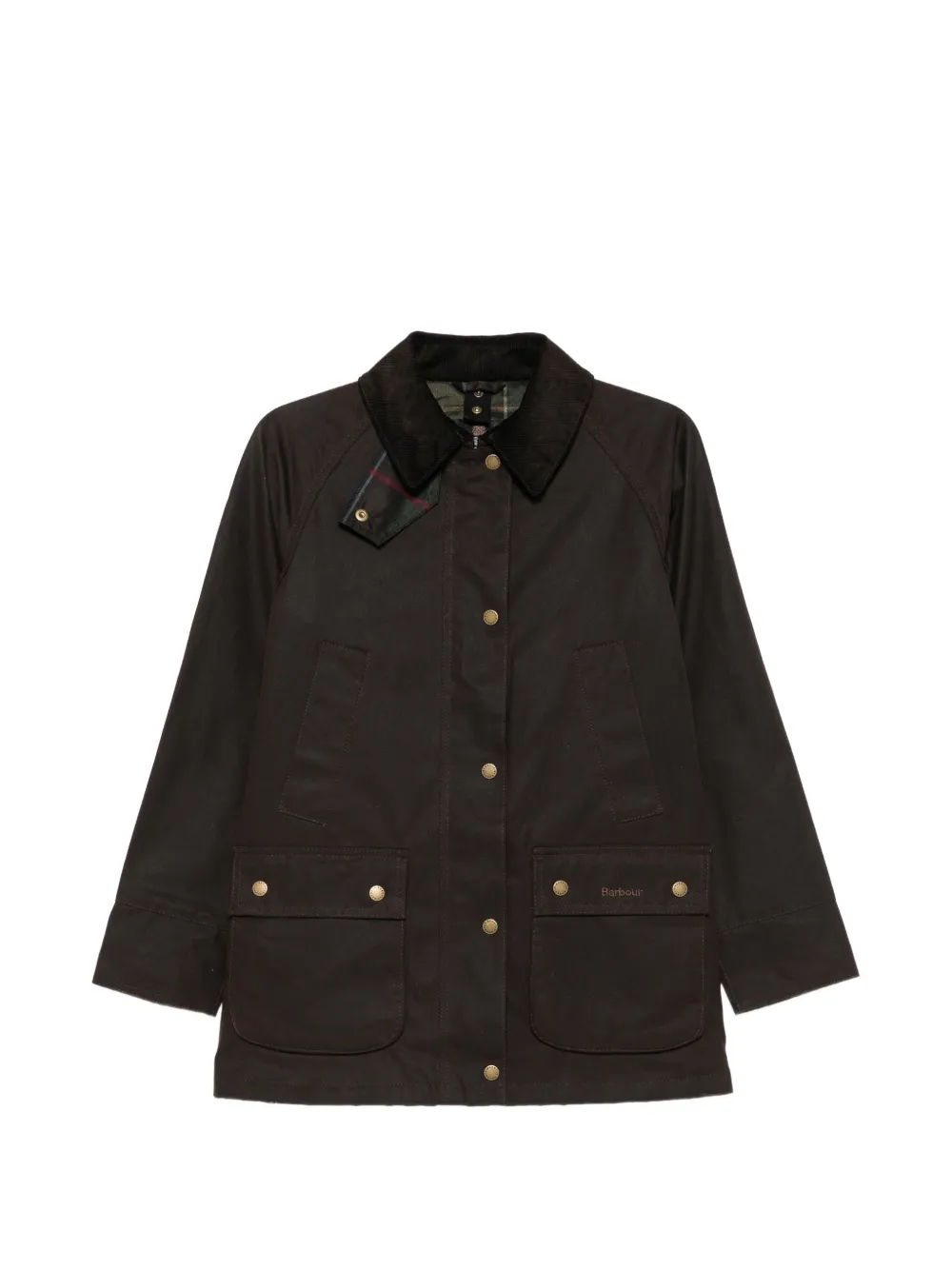 Barbour Acorn waxed jacket - Braun