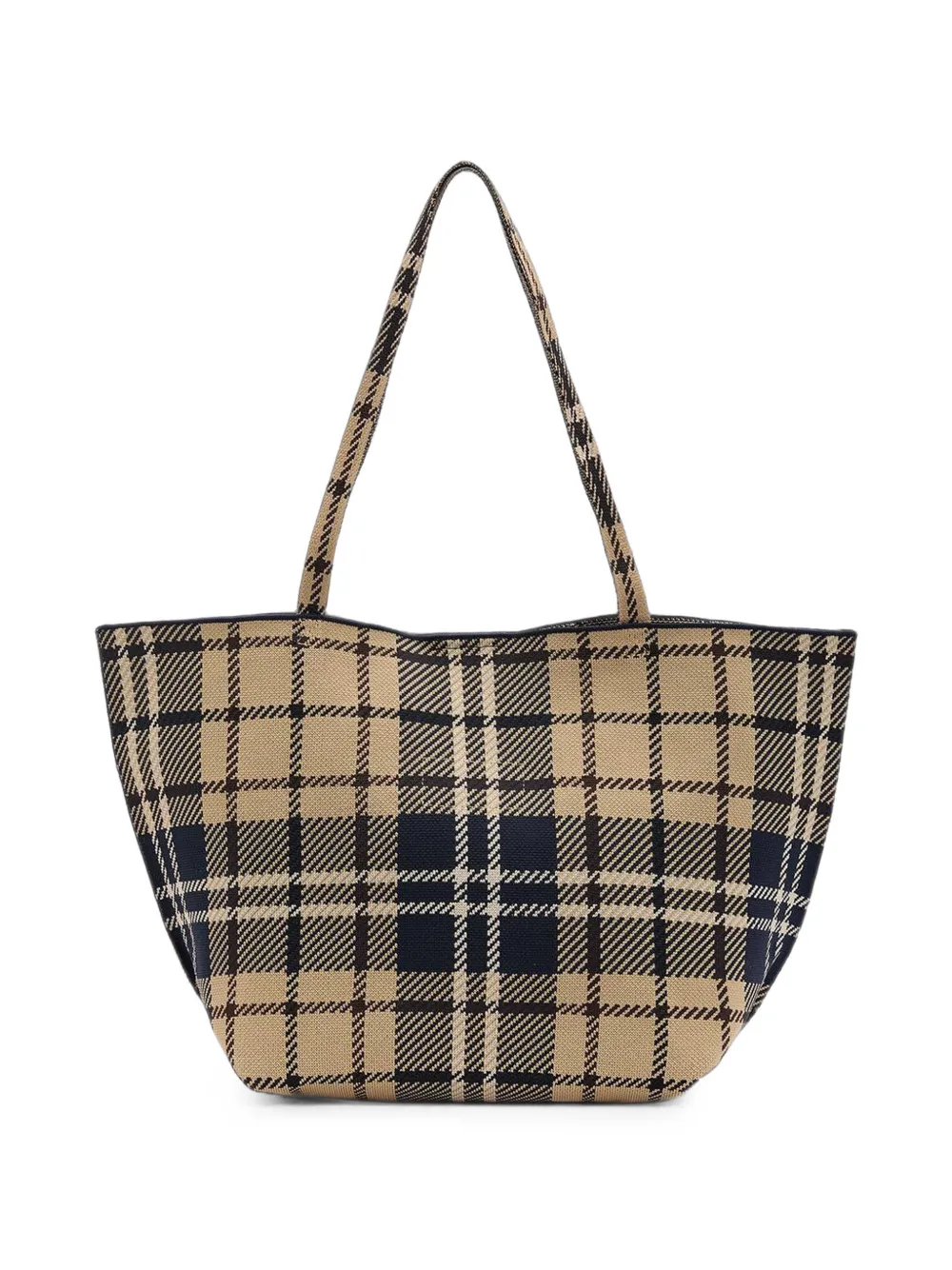 Barbour Grote Layla shopper met tartanruit Blauw