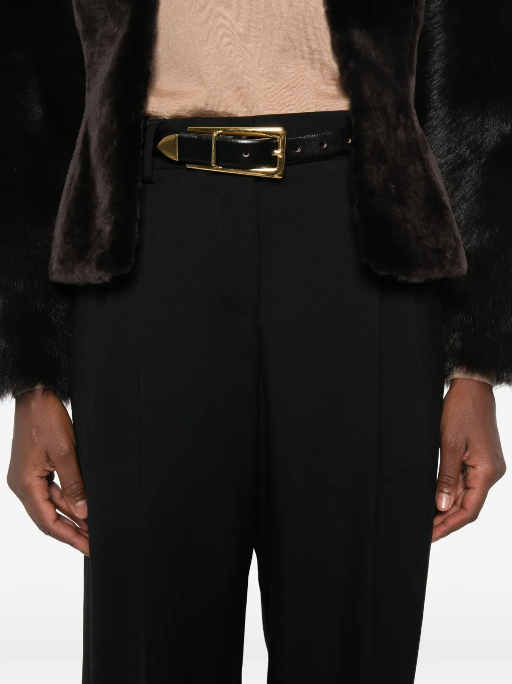 Dolce & Gabbana Geplooide pantalon Zwart