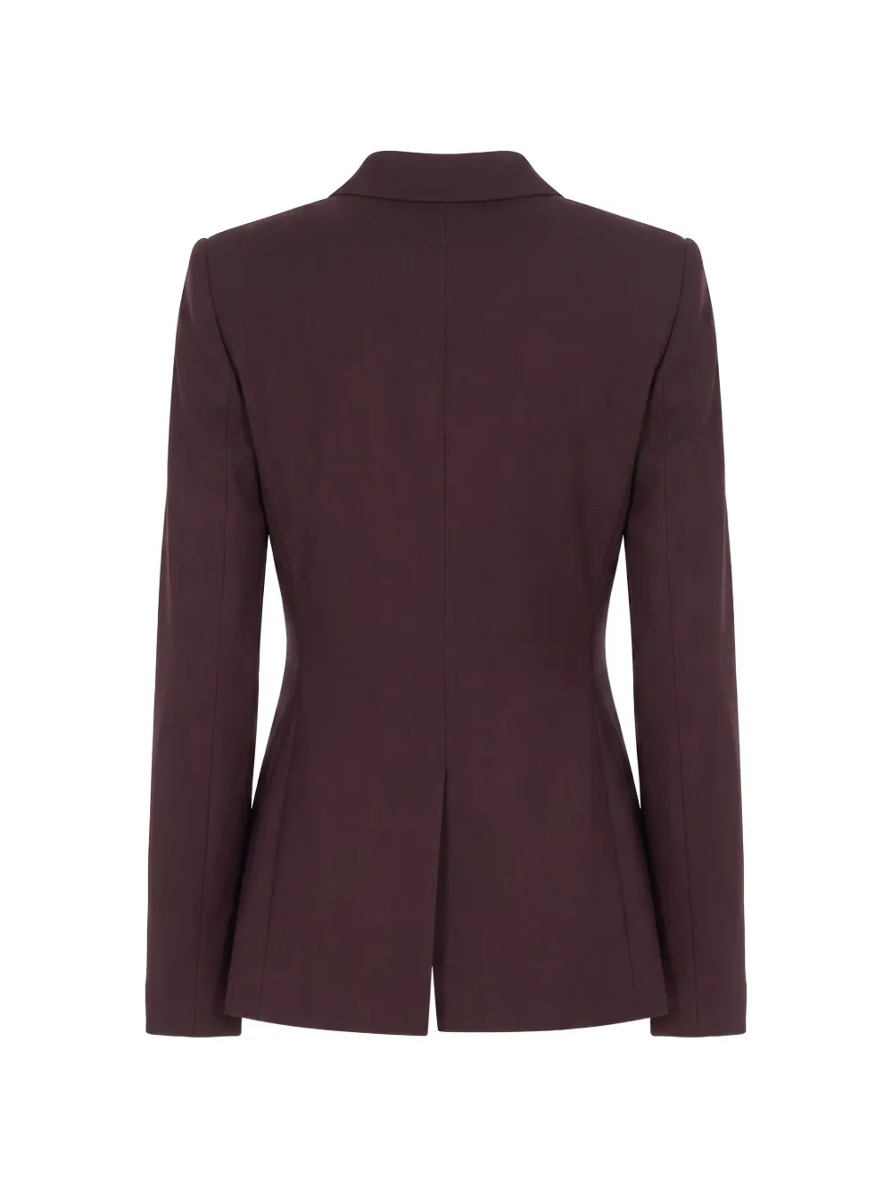 Sportmax Blazer met dubbele rij knopen en puntige revers Paars