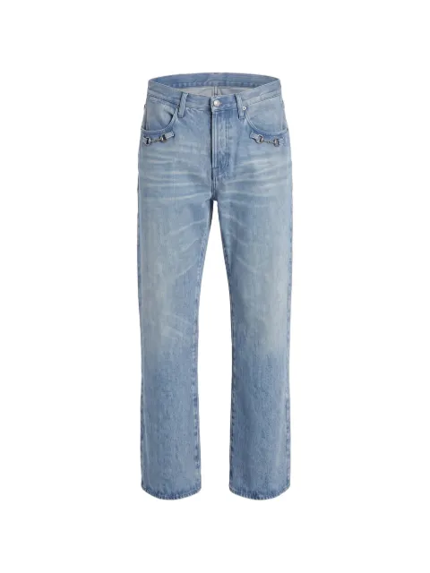 Gucci jean Horsebit à effet usé