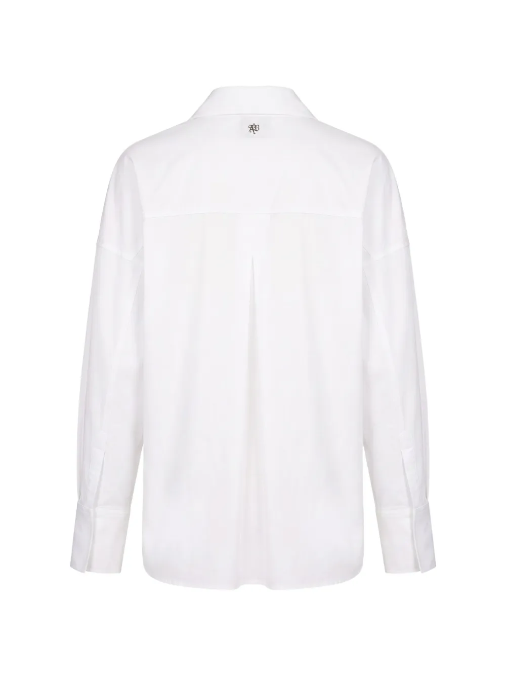 Aniye By Blouse met logo-plakkaat en verlaagde schouders Wit