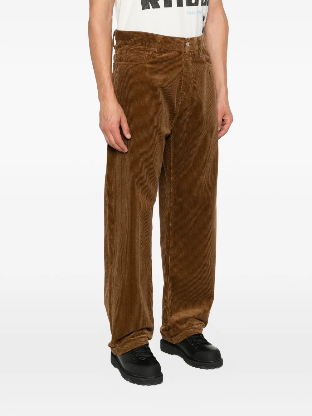 Carhartt WIP Landon ribfluwelen broek Bruin