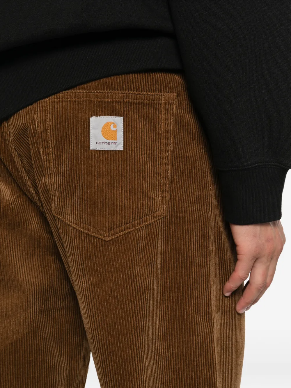 Carhartt WIP Landon ribfluwelen broek Bruin