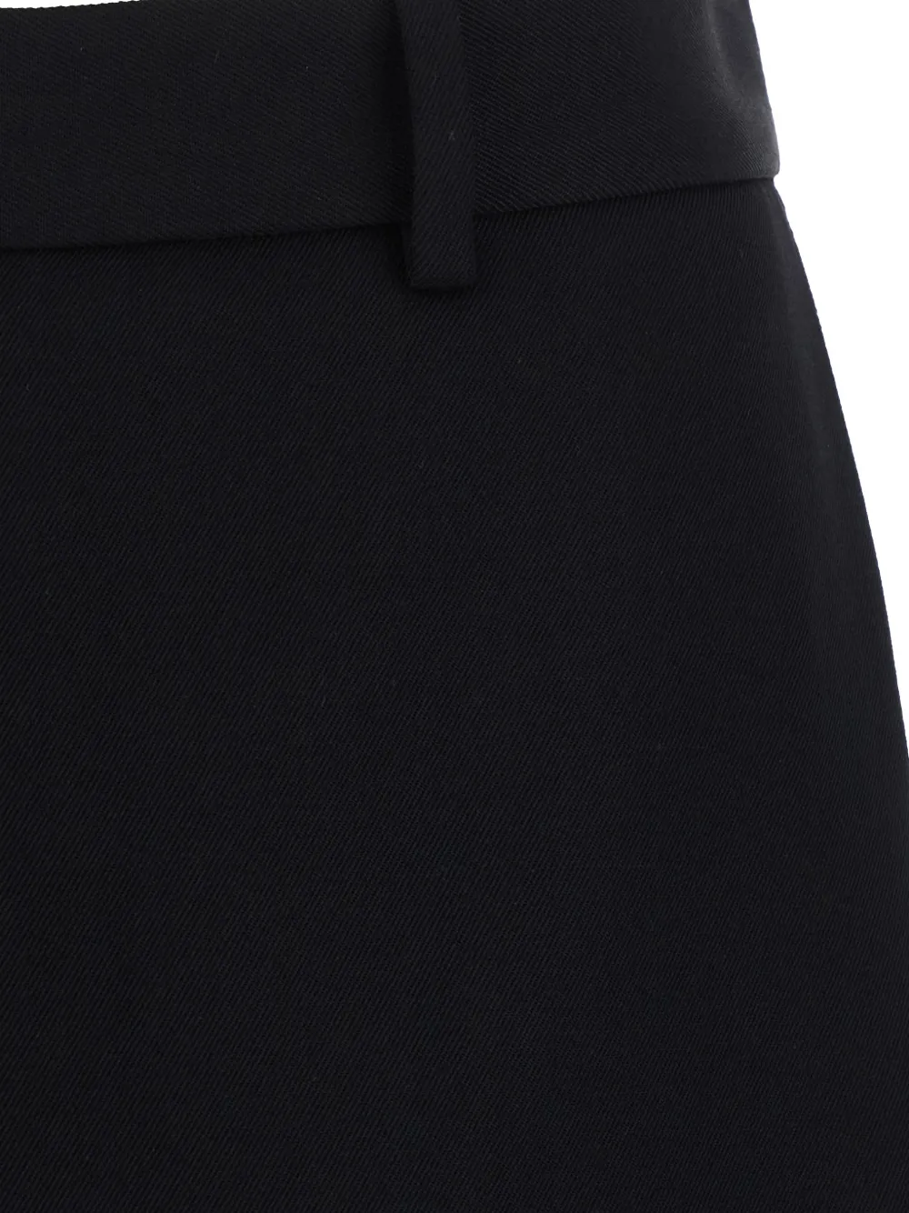 Balenciaga Skort met riemlussen Zwart
