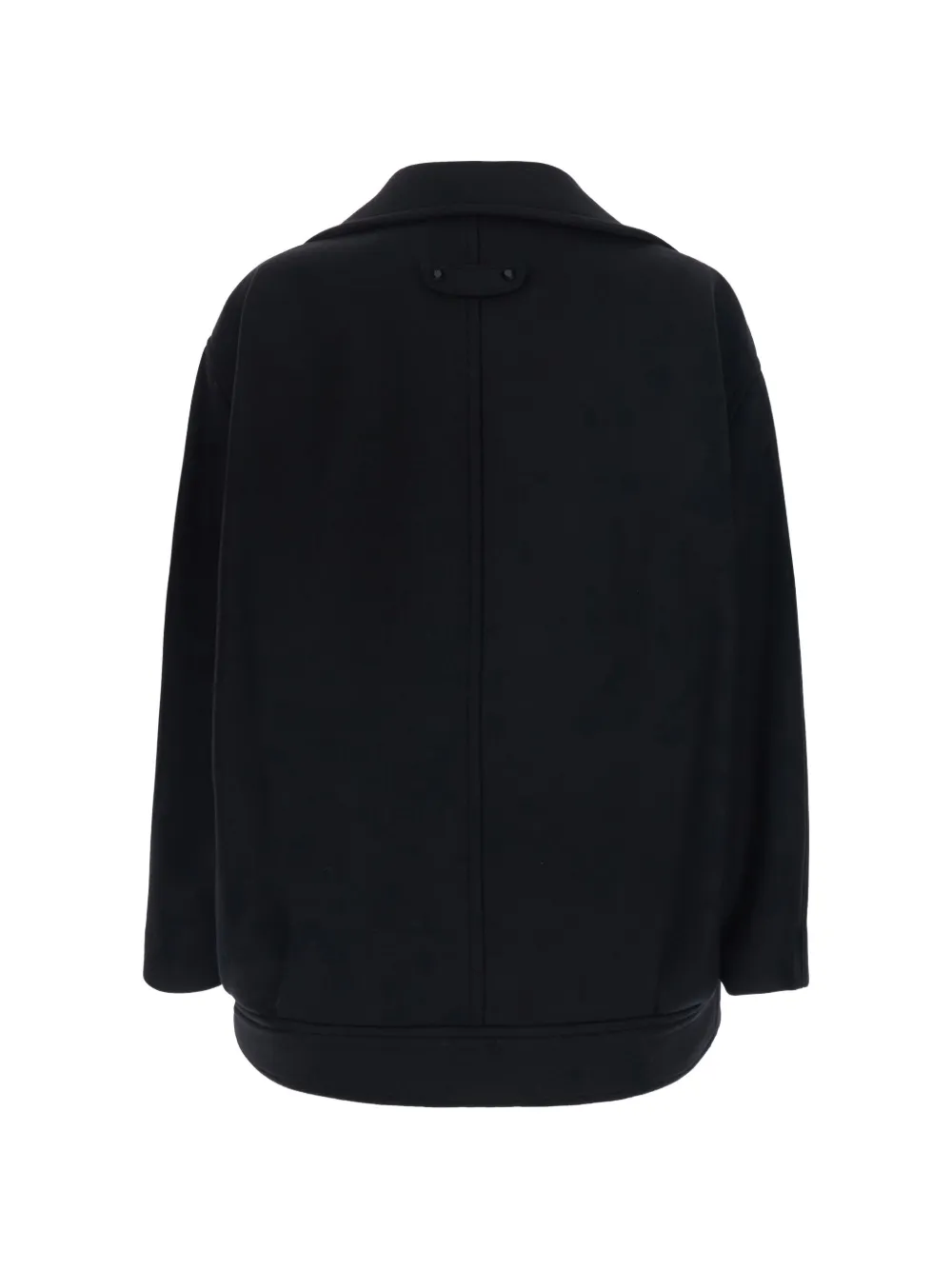 Balenciaga double-breasted coat Zwart