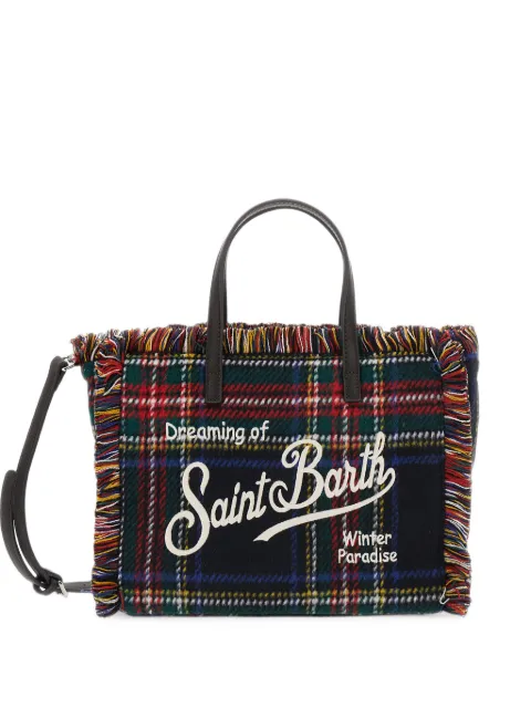 MC2 Saint Barth sac cabas à motif tartan