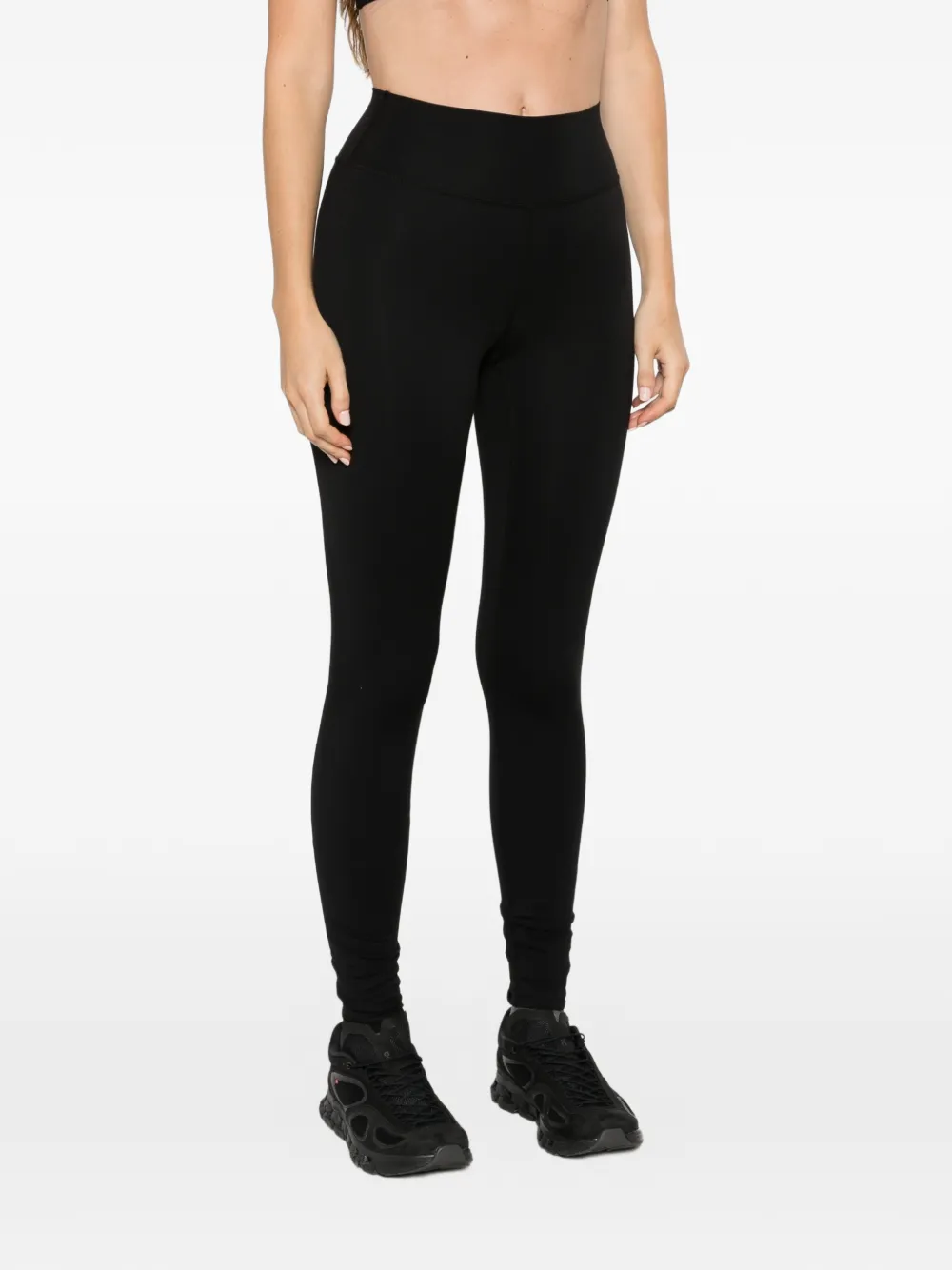 Sporty & Rich Legging met logoprint Zwart