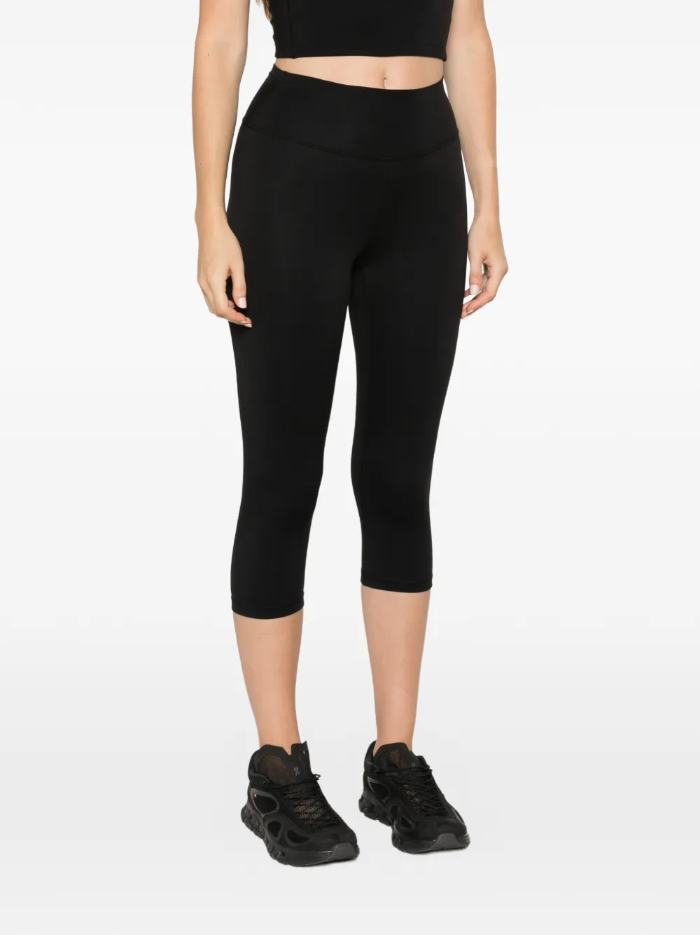 Sporty & Rich Cropped legging Zwart