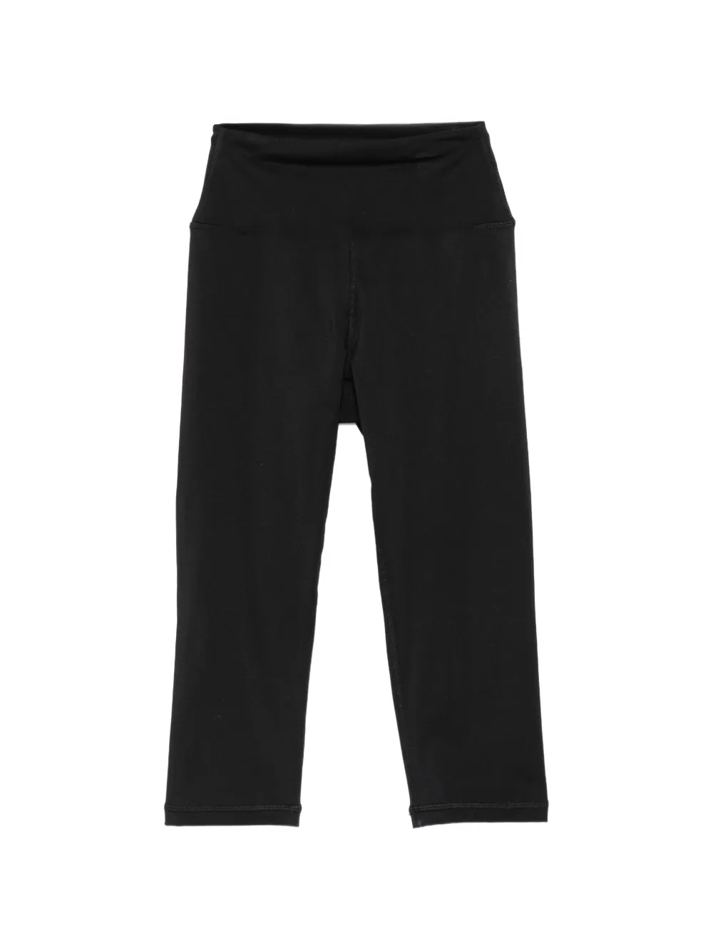 Sporty & Rich logo-print cropped leggings - Nero