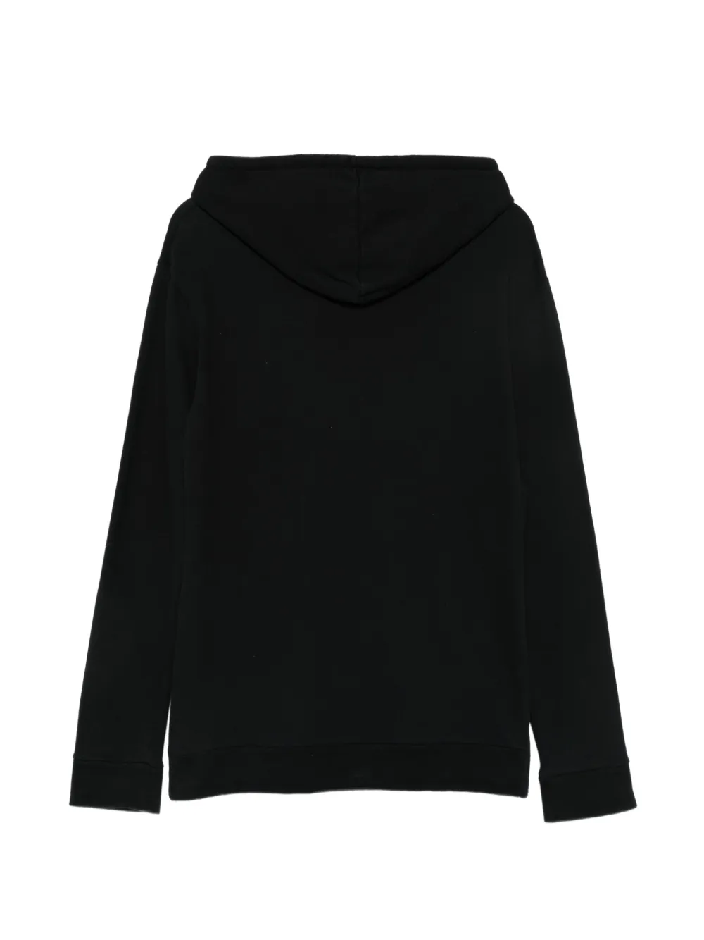 Balmain Hoodie met trekkoord en rits aan de zijkant Zwart