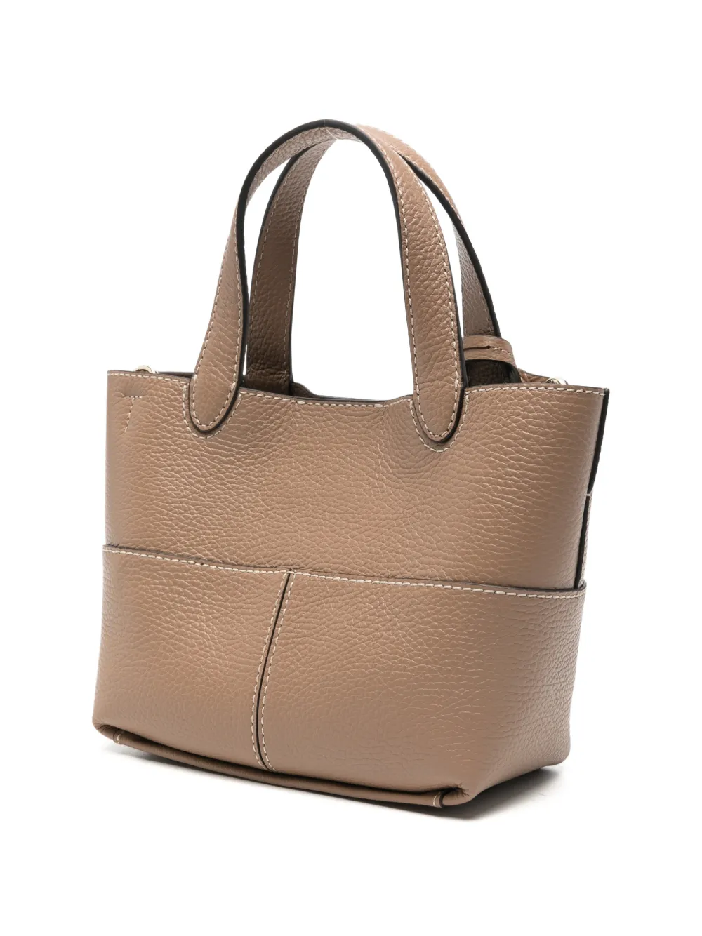 Furla Leren shopper Beige