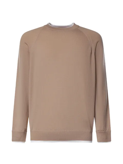 Eleventy long-sleeve crew-neck sweater