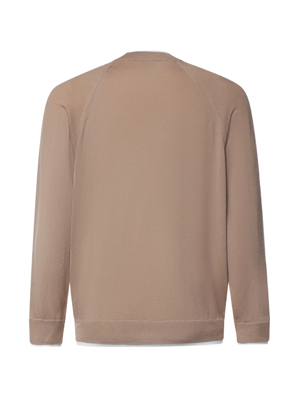 Eleventy long-sleeve crew-neck sweater Beige