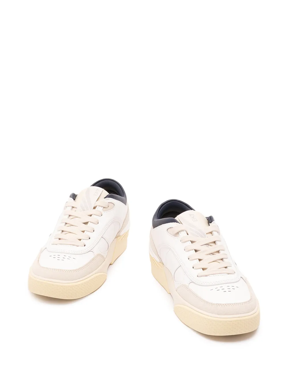 Ea7 Emporio Armani OTG Pride Luxe logo-print panelled sneakers Wit