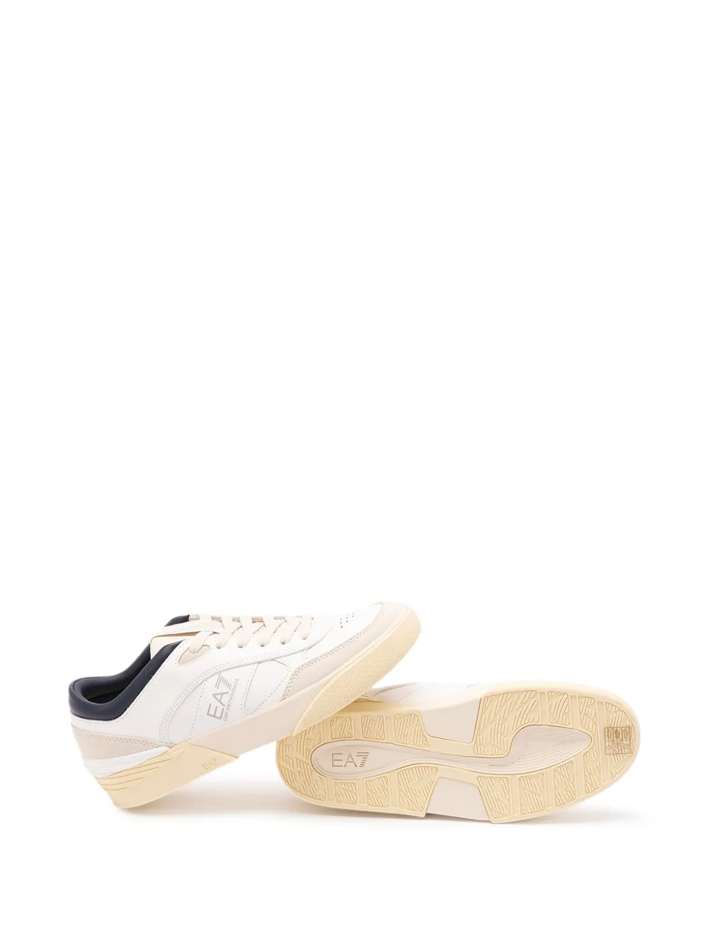 Ea7 Emporio Armani OTG Pride Luxe logo-print panelled sneakers Wit