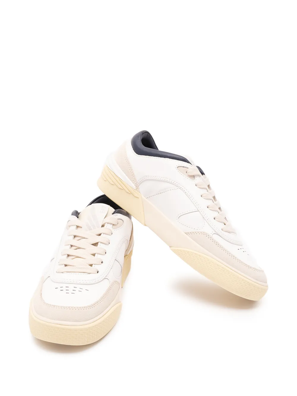 Ea7 Emporio Armani OTG Pride Luxe logo-print panelled sneakers Wit