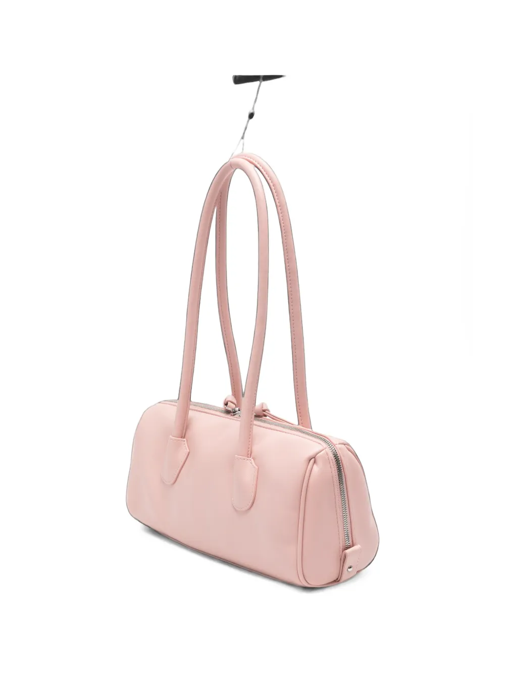 Vivienne Westwood Polly Bowling leren schoudertas met Orb-plakkaat Roze