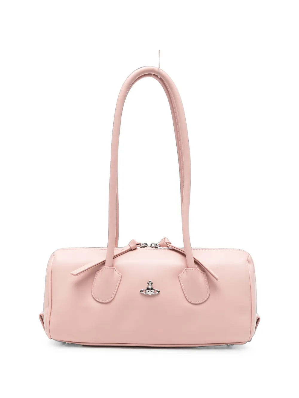 Vivienne Westwood Polly Bowling Orb-plaque leather shoulder bag - Rose